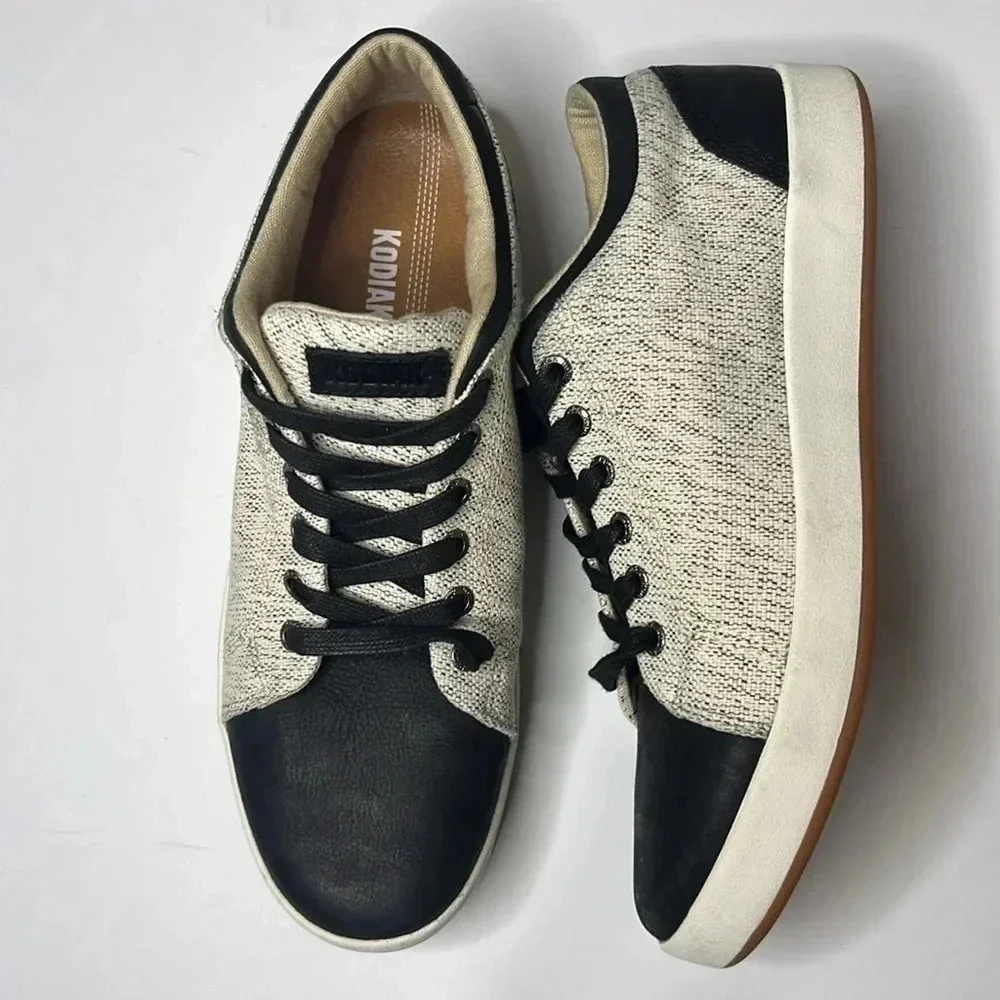 Kodiak Indra Traction Sneakers leather round toe lace up size 10 - Picture 3 of 7